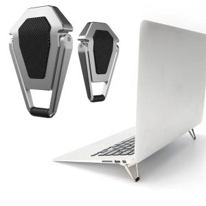 Vibe Geeks Mini Portable Laptop Stand Non-Slip Base Bracket Support Cooling Feet