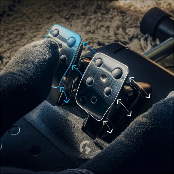 Logitech G923 Gaming Steering Wheel, Gaming Pedal - Image 3