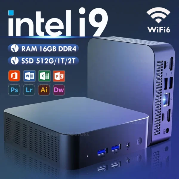 Mini PC Windows 11 Pro Intel Core i9 - Image 2