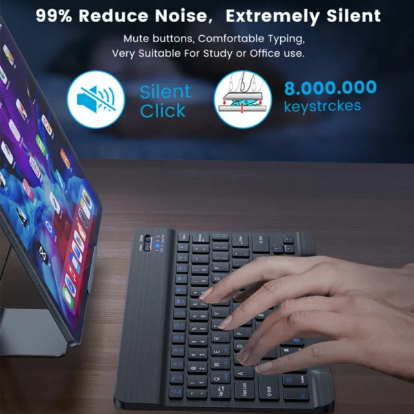 Bluetooth Wireless Keyboard Mouse - Image 2