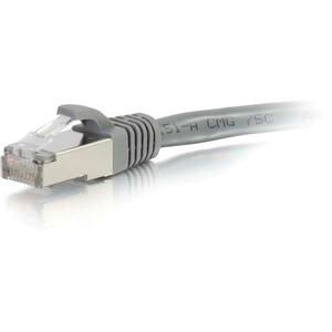 C2G 15 ft CAT6A Snagless STP Cable - Gray