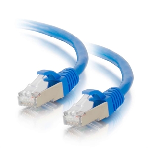 C2G 15 ft CAT6 Snagless STP Cable - Blue