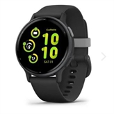 Garmin USA Slate Aluminum Bezel BK Band