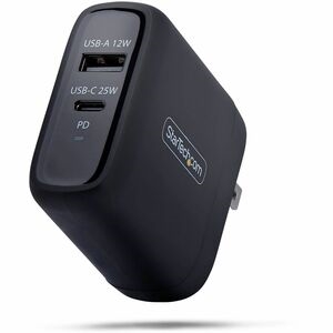 StarTech.com 37W USB C USB A Wall Charger