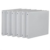 Samsill Econo Bnd 1" View White 12pk