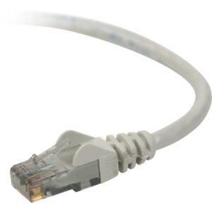 Belkin Cable, CAT6, UTP, Rj45m/m, 25',GRY, Patch, Snagless