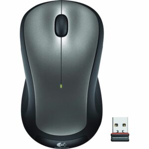 Logitech Core Silver With Its Contoured Design And Plug-and-forget Nano-receiver, The Logitech Wireless