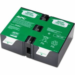 APC by Schneider Electric APC Genuine Replacement Battery Cartridge #123 Includes: All Required Connectors,