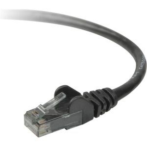 Belkin 25' CAT6 Patch Black. UTP, Rj45m/m