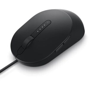 Dell Commercial Dell Wired Mouse - Ms3220 - Black - Work Seamlessly Across Your Desktop, Laptop And