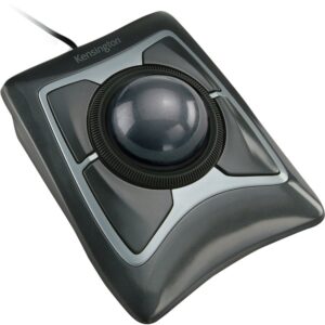 Kensington The Expert Mouse Wired Trackball Employs Kensington's Diamond Eye Optical Technology For