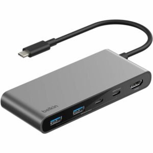 Belkin USB-C 7-IN-1 Multiport HUB 100W, Space GRAY
