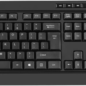 Adesso WKB-1320CB Antimicrobial Wireless Keyboard & Mouse Combo