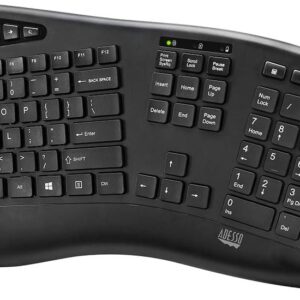 Adesso WKB-1600CB TruForm Wireless Ergonomic Keyboard & Mouse Combo