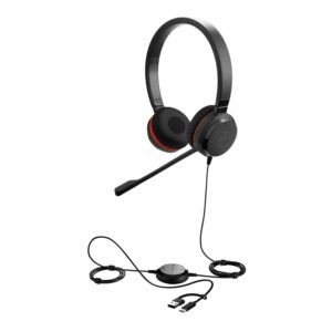 Jabra Evolve 20 SE UC Stereo USB Headset, USB-C/USB-A