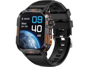 Supersonic Touch Smartwatch with Heart Rate & Blood Oxygen, 2″ Display
