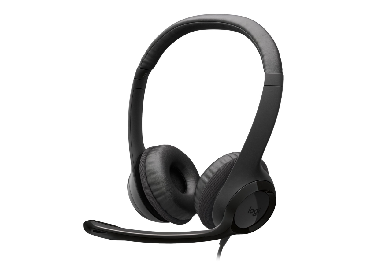 Logitech H390 USB-C Computer Headset with Noise-Canceling Mic