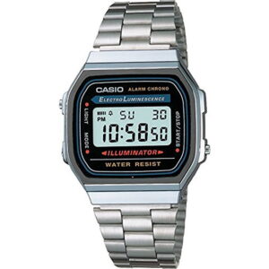 Casio A168W-1 Illuminator Digital Watch